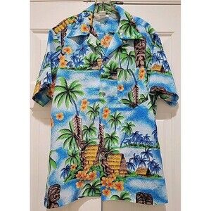 Vintage Royal Hawaiian Aloha Shirt Men’s Medium Tommy Vercetti Style